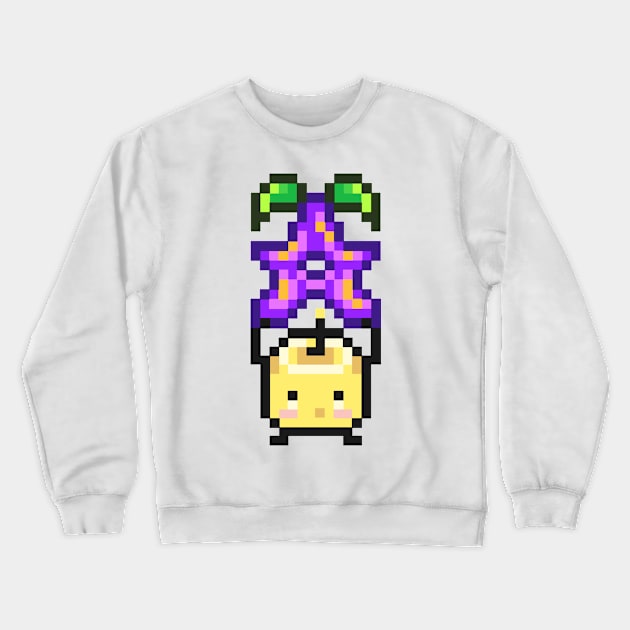 Yellow Junimo with Stardrop Crewneck Sweatshirt by TASCHE